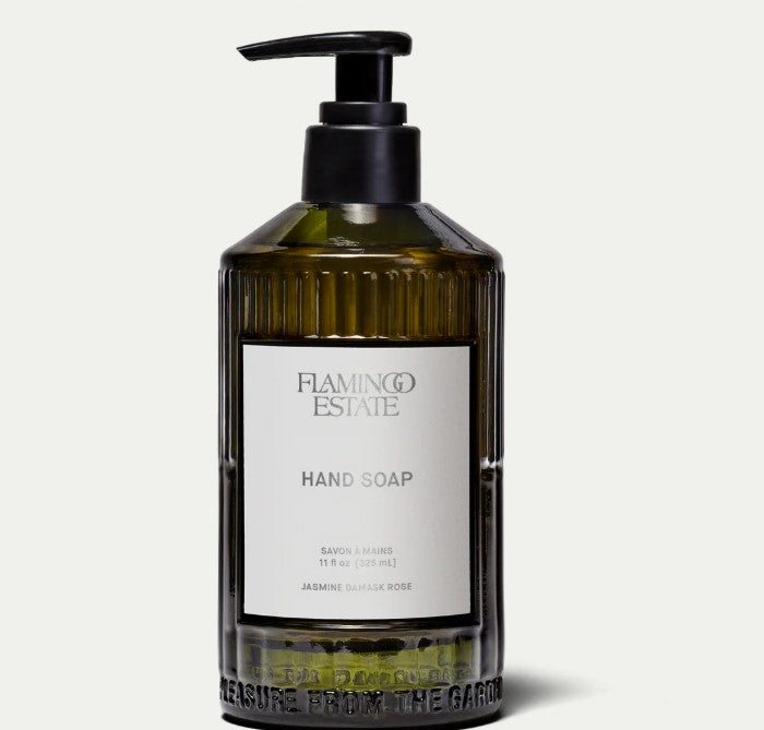Jasmine Damask Rose Glass Hand Soap